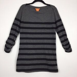 Joe Fresh Striped Tee Long Body Small